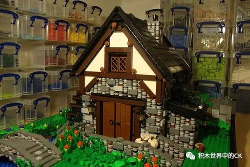 教程手把手教你如何用乐高搭建中古场景5之水车屋