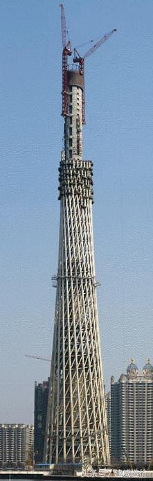 广州塔圆形地标建筑,广州塔第一高楼小蛮腰