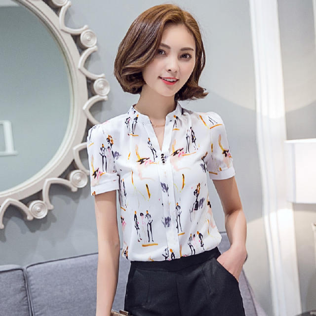 雪纺短西裤小个子,碎花雪纺配西裤