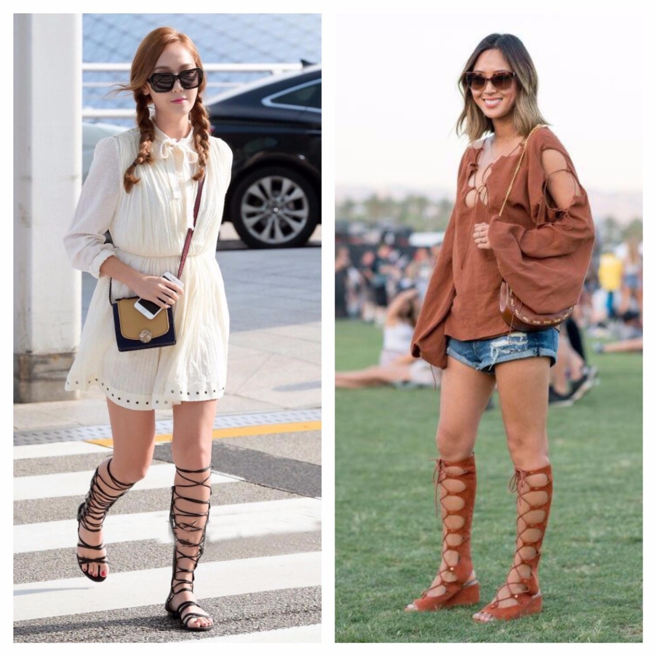 今年夏天流行的绑带鞋,今年流行绑带鞋