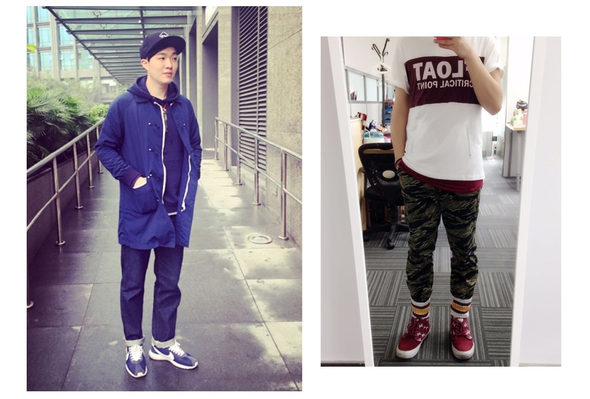 买过厂鞋，做过编辑，见证本土潮流变迁的他如今只留下这两色球鞋