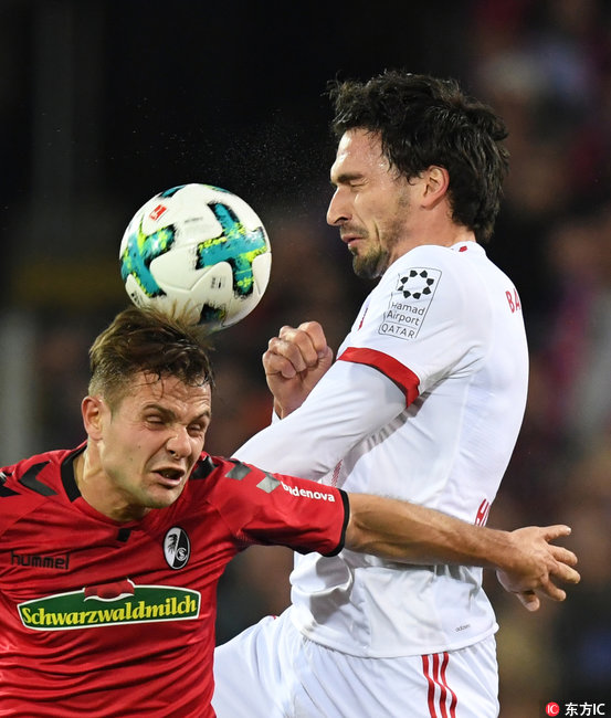 德甲直播回顾拜仁慕尼黑vs弗赖堡,德甲第25轮弗赖堡