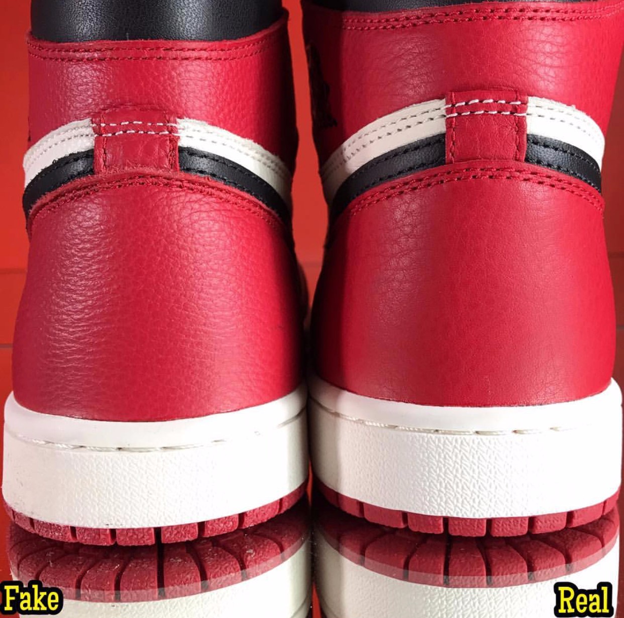 aj1bred真假,怎么分辨aj1的真假低帮