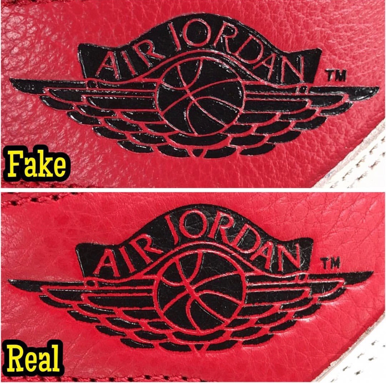 aj1bred真假,怎么分辨aj1的真假低帮