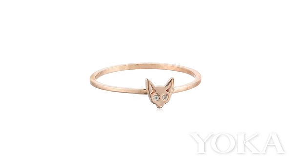 ins上最火的戒指叠戴方法,素圈粗戒指叠搭戴法