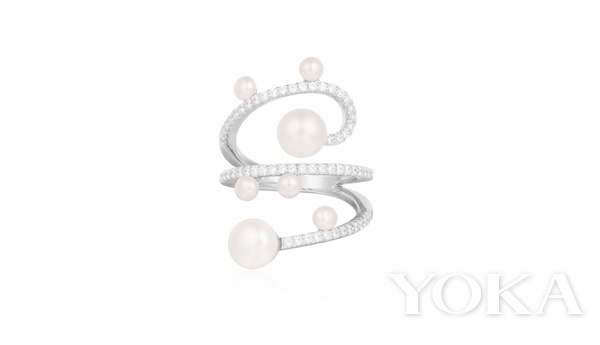 ins上最火的戒指叠戴方法,素圈粗戒指叠搭戴法