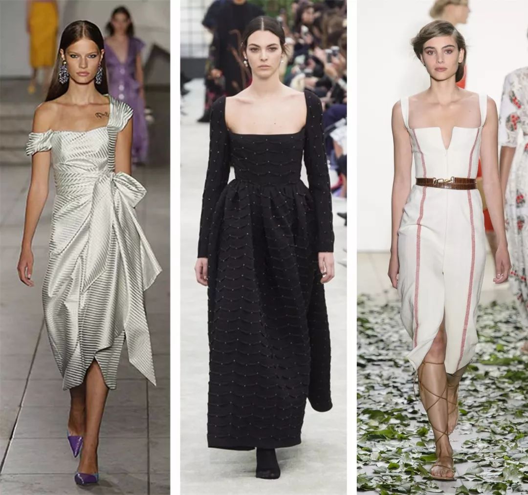 今年最流行的小方领,方领上衣高级感新款