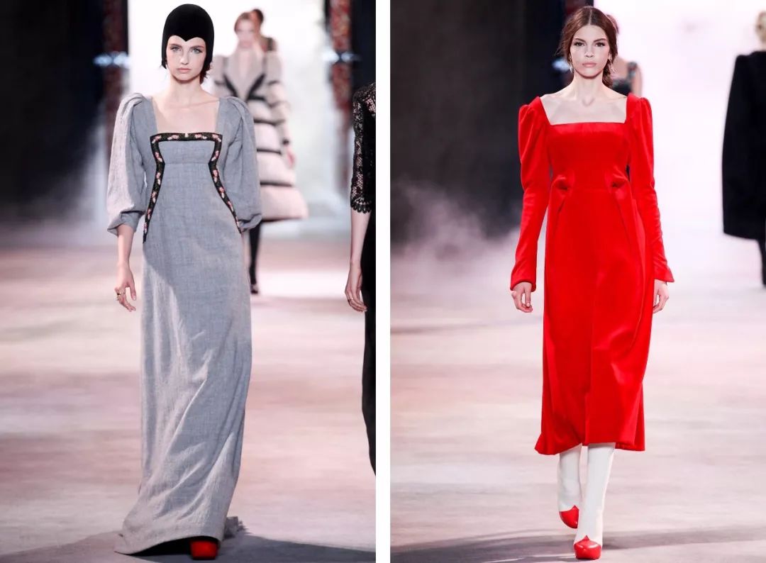 今年最流行的小方领,方领上衣高级感新款