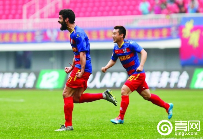 青岛黄海足球队冲超,黄海1:0青岛中能