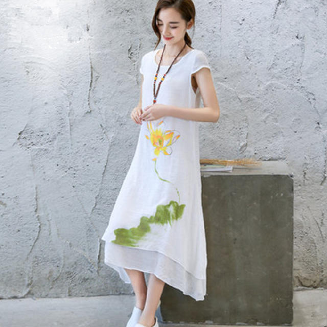 连衣裙要漂亮一点,宽松修身连衣裙