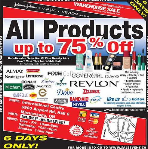 买包买鞋买彩妆！3月多伦多品牌开仓特卖会精选！