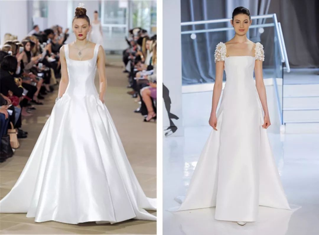 今年最流行的小方领,方领上衣高级感新款