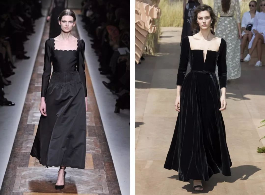 今年最流行的小方领,方领上衣高级感新款