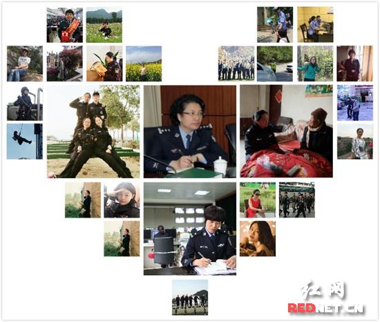 张家界市公安局90后女警花,警花绽放警营