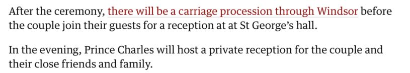 哈里王子与梅根大婚现场,哈里梅根婚礼细节曝光