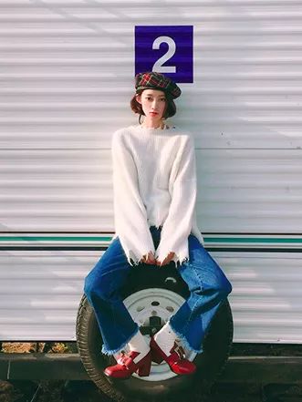 日本素人麻豆穿搭,韩国麻豆早秋穿搭