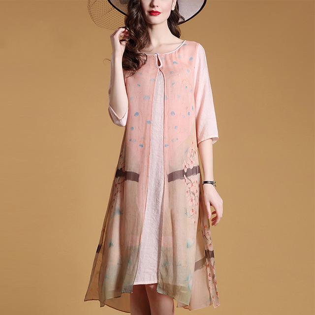 夏日必备亚麻裙,慵懒风亚麻裙