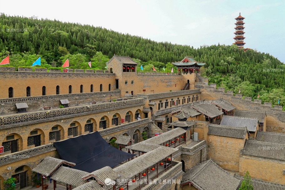 俯瞰皇城,空中俯瞰美丽的视频