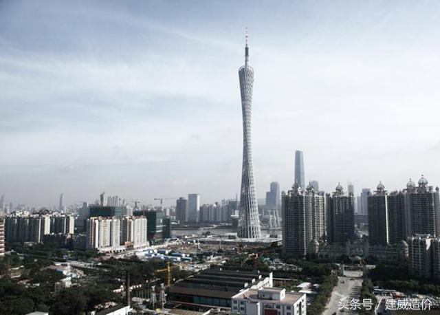 广州塔圆形地标建筑,广州塔第一高楼小蛮腰