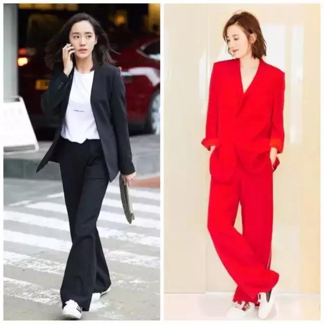 oversize微胖穿搭春季,这个春天一定要买条绿裤子