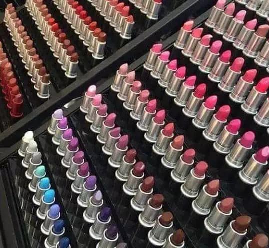 mac口红子弹头小辣椒chili602,mac口红dubonnet和完美日记104