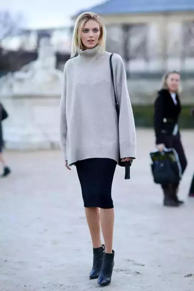 oversize微胖穿搭春季,这个春天一定要买条绿裤子