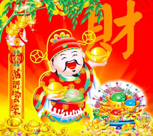 财神爷刷屏了朋友圈,财神爷朋友圈刷屏