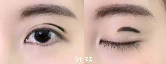 内双单眼皮眼妆画法新手淡妆,单眼皮淡妆眼妆的画法步骤