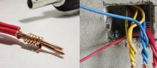 一旦工人这样接电线,记得给他塞多两包烟,住个50年都不成问题!