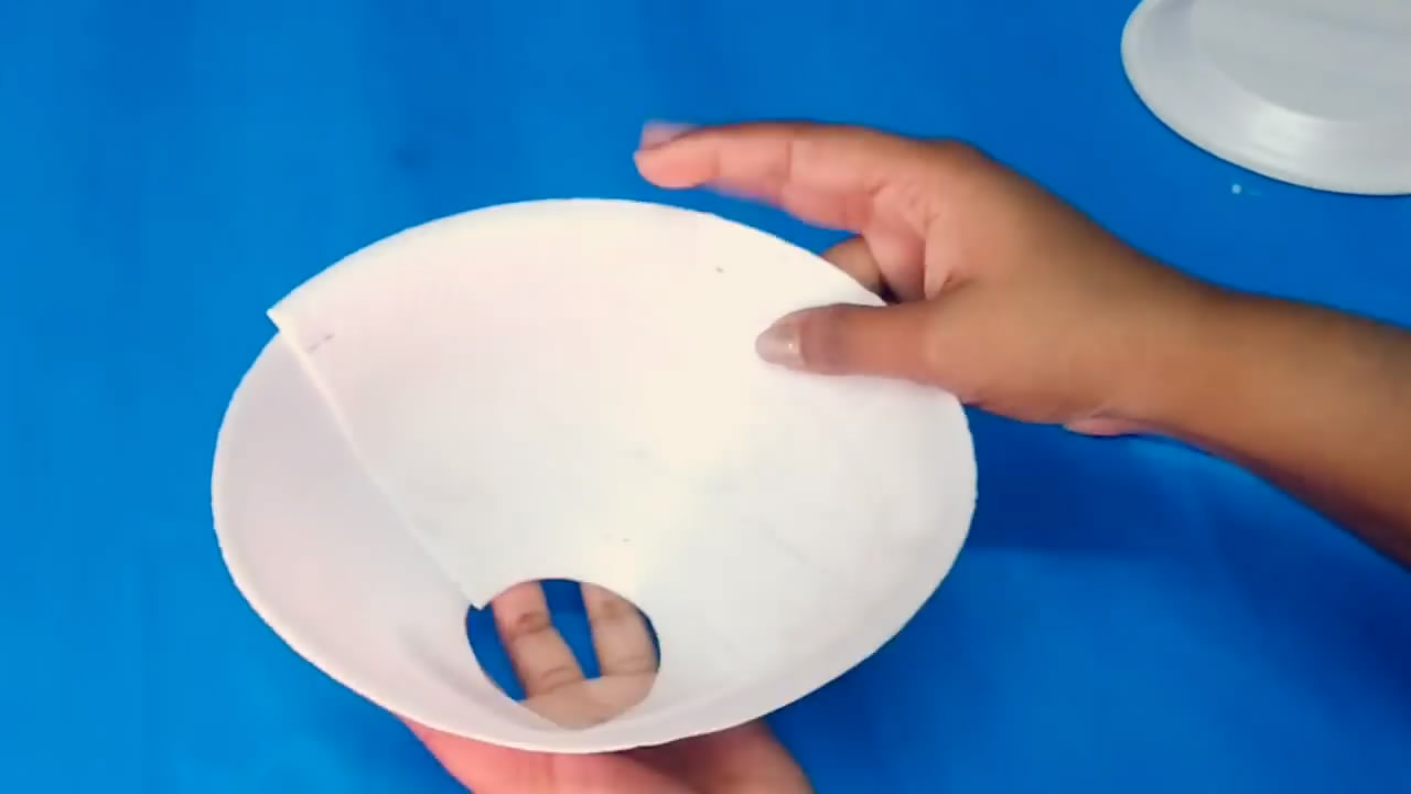 一次性纸盘花篮,diy手工制作实用花篮