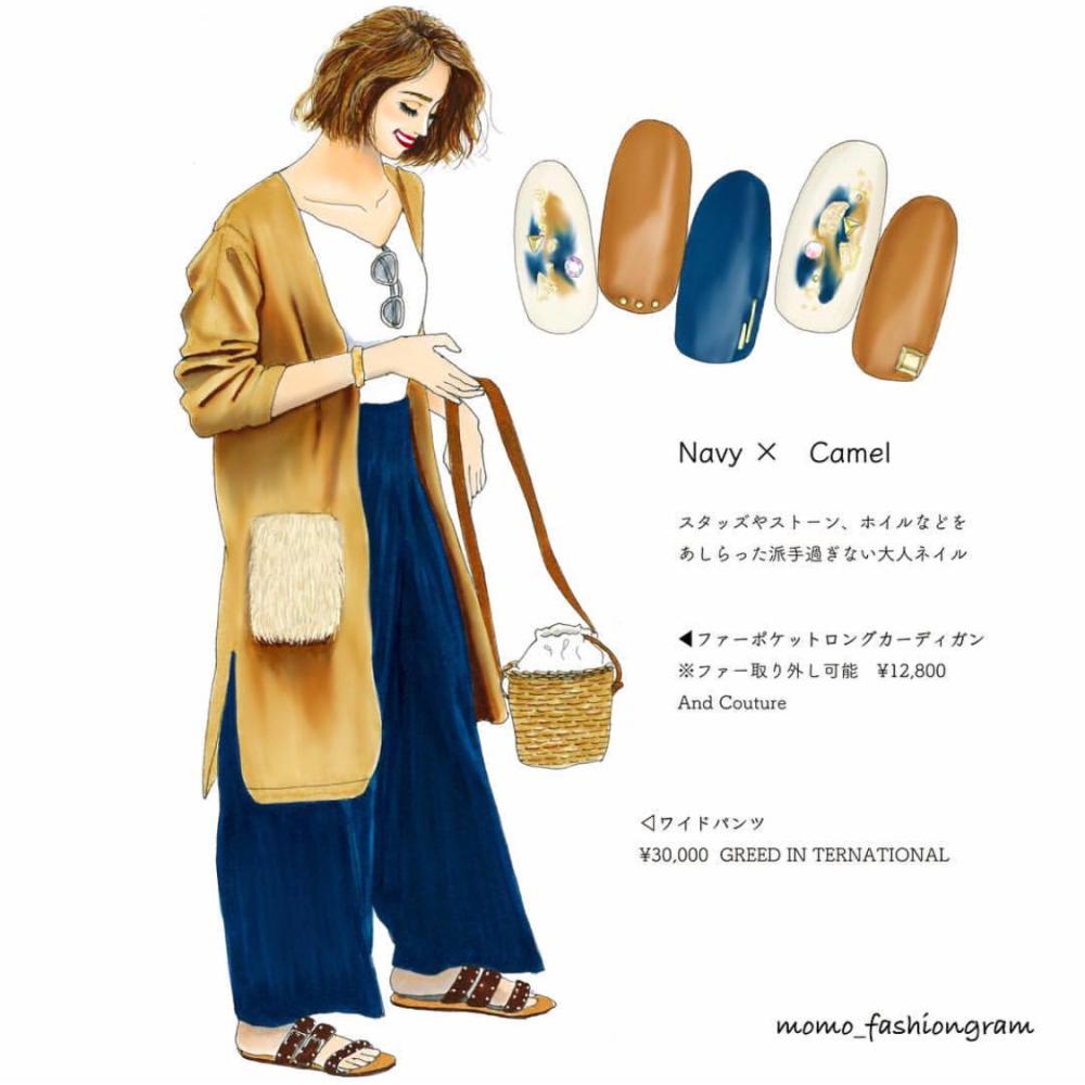 手绘时髦潮流穿搭,春暖花开去旅行手绘海报