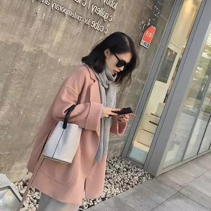 黑色大衣穿搭高级感小个子,想要高级感就穿黑色大棉服