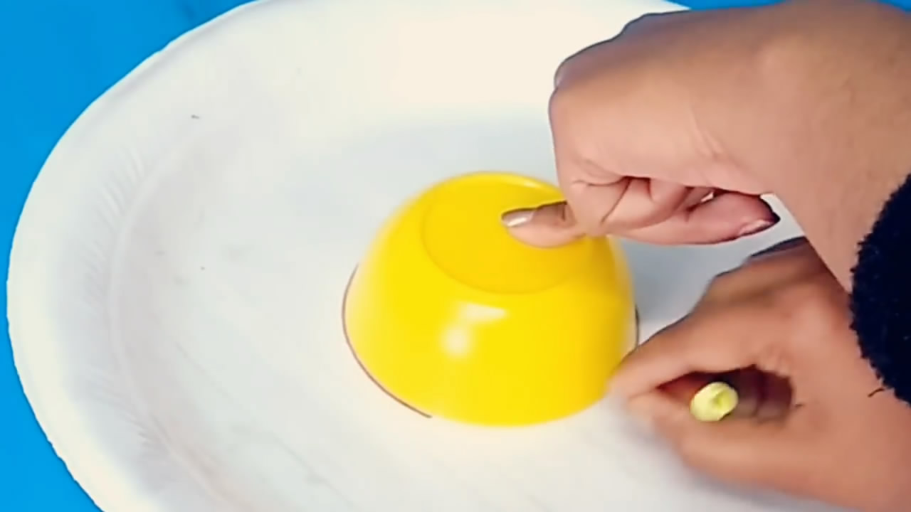 一次性纸盘花篮,diy手工制作实用花篮