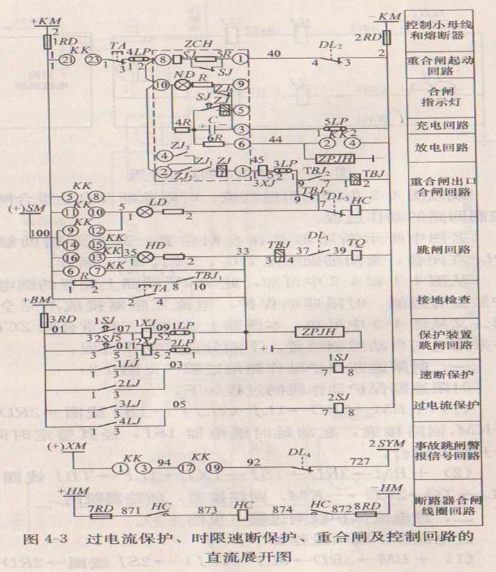 电气回路二次识图电子版,西门子二次回路电气图纸