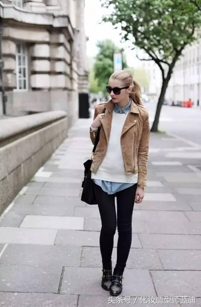 毛衣衬衫最温暖的叠穿套路,墨绿色毛衣配的衬衫穿搭