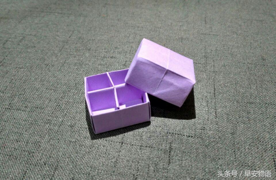 折纸折叠收纳盒教程,折纸千纸鹤收纳盒简单易学慢教程