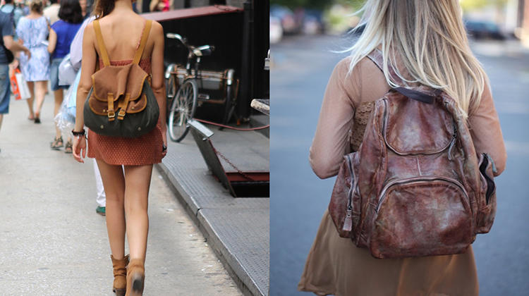 属于裙子和双肩包的惬意时光！