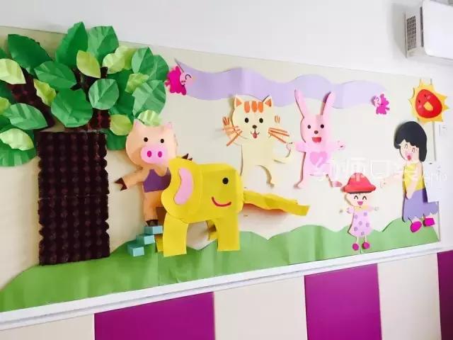 幼儿园班级主题墙布置简单大方,小学新学期新气象主题墙