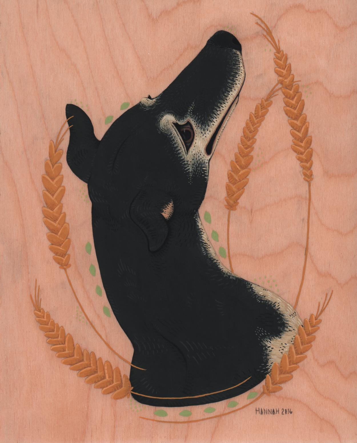 韩国插画师negrim的插画作品,插画师hana美食插画