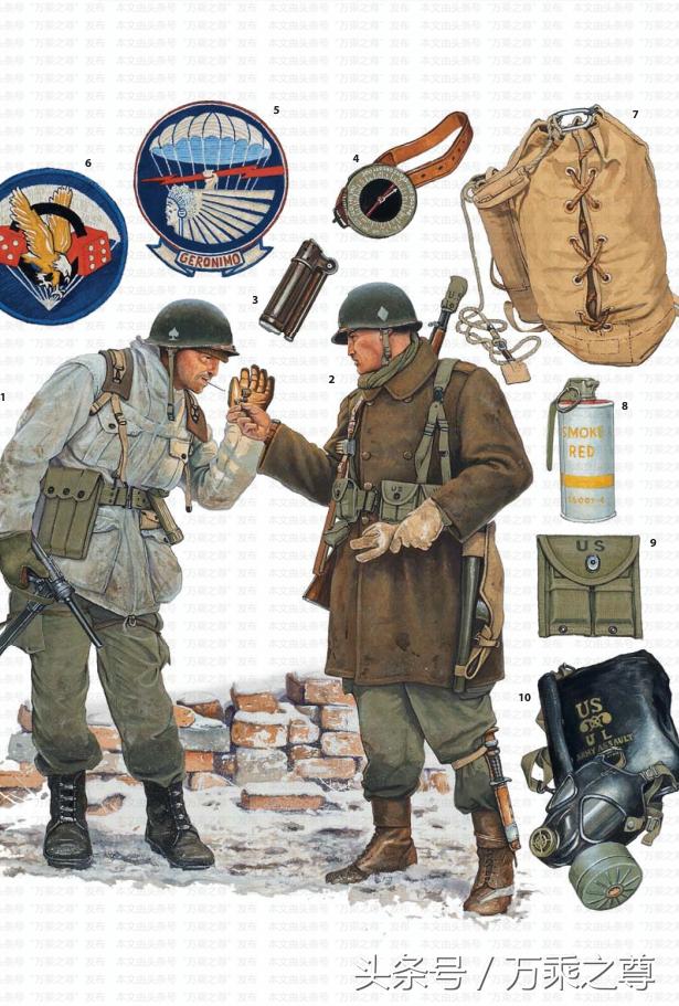 二战美国伞兵部队,二战伞兵装备
