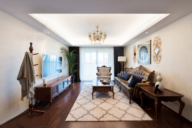 这种欧式低调奢华不落俗套!无锡协信未来城116㎡,三室硬装10万