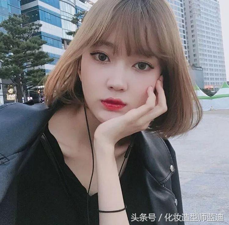 刘海空气感发型,空气刘海撩汉