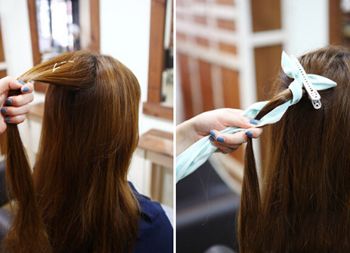 2款超级好看的蜈蚣辫发型图解,短发两个蜈蚣辫编发教程