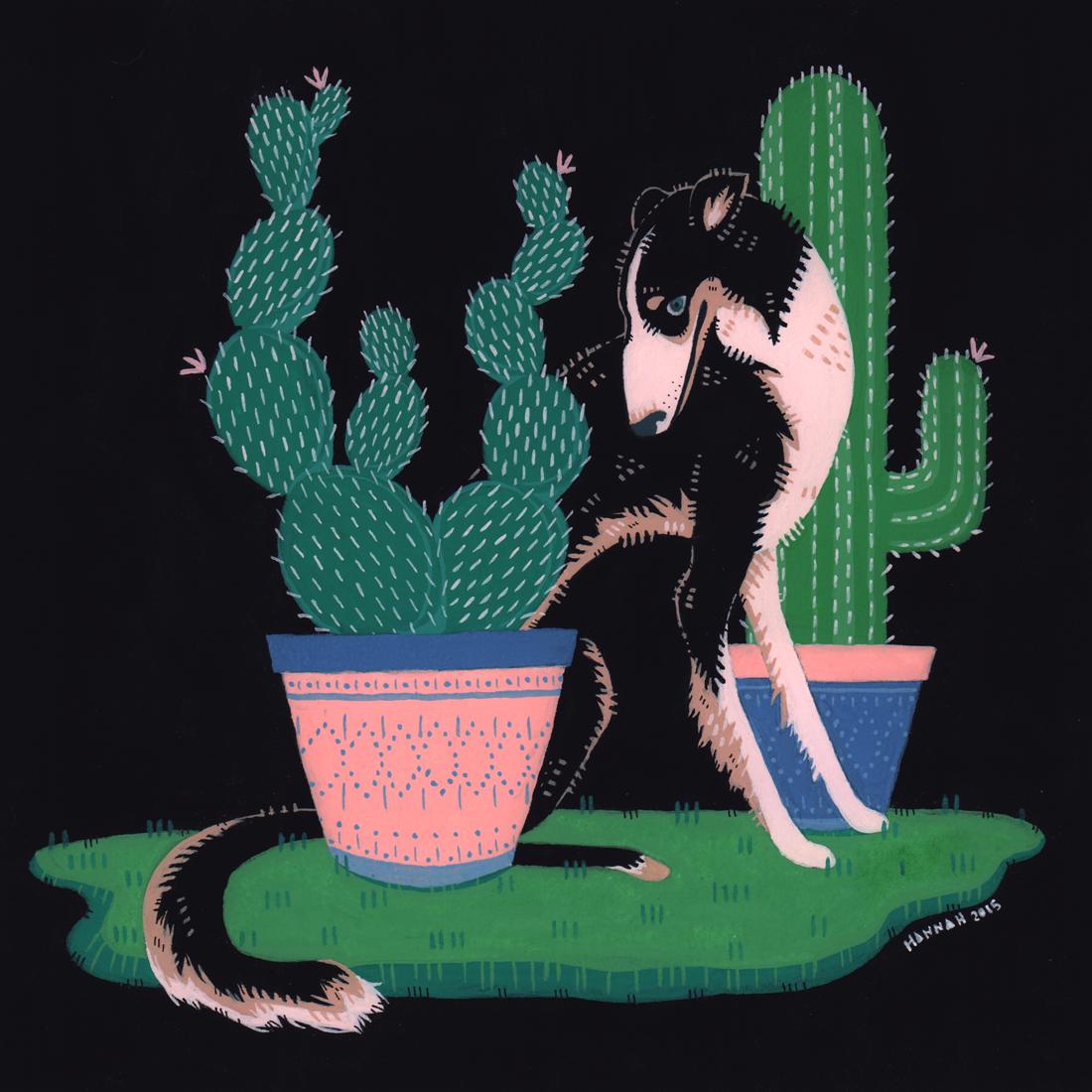 韩国插画师negrim的插画作品,插画师hana美食插画