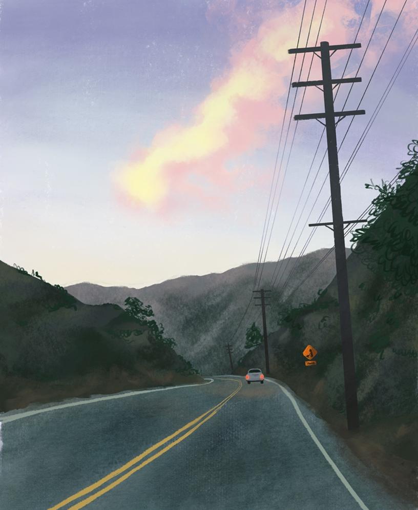 韩国插画师negrim的插画作品,插画师hana美食插画