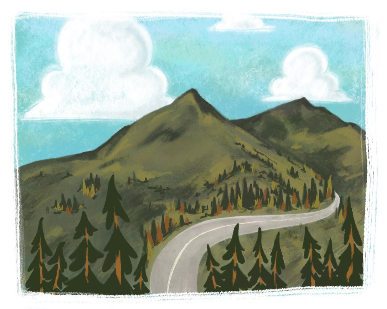 韩国插画师negrim的插画作品,插画师hana美食插画