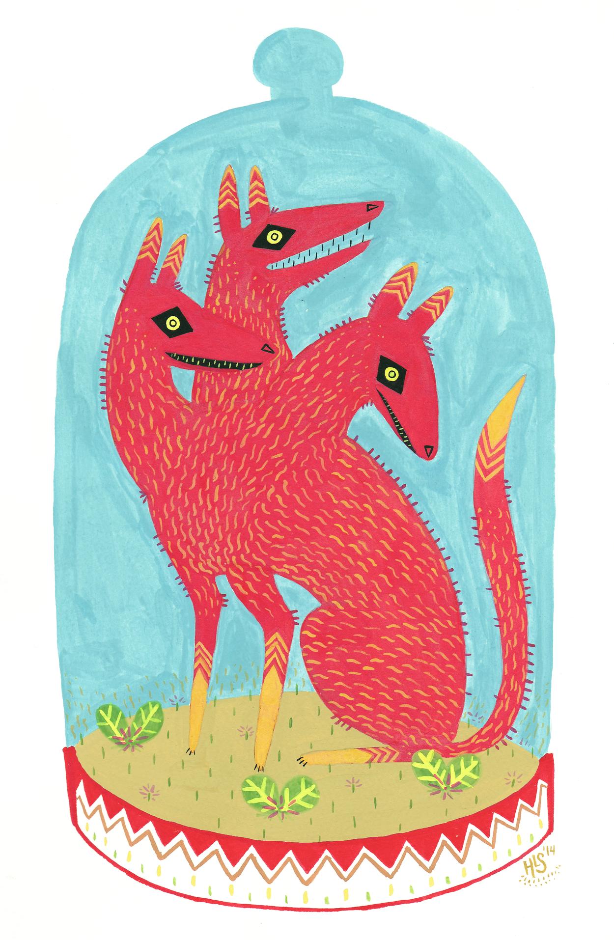 韩国插画师negrim的插画作品,插画师hana美食插画