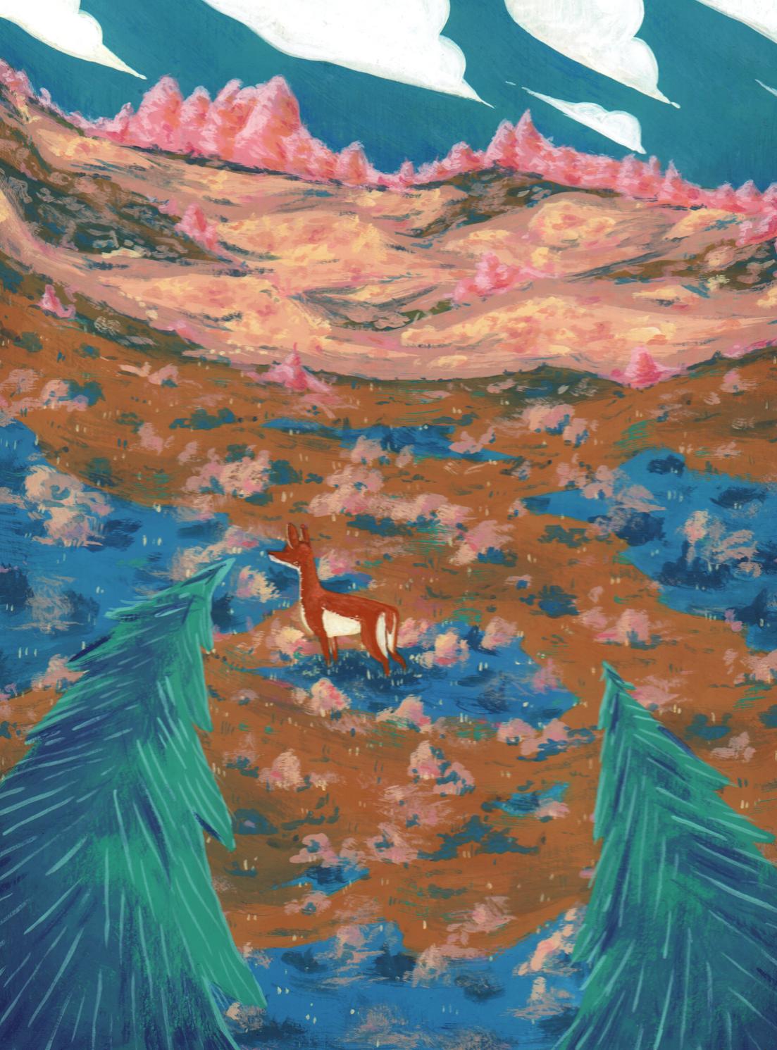 韩国插画师negrim的插画作品,插画师hana美食插画