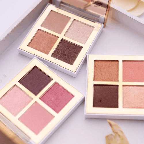 眼妆教程卡姿兰眼影哑光四色,3ce四色全哑光眼影盘眼妆教程