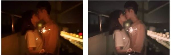 人像夜景奶茶色,奶茶色夜景照片高清